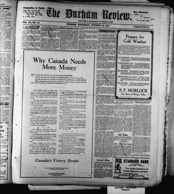 Durham Review (1897), 25 Oct 1917