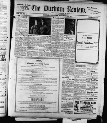 Durham Review (1897), 22 Nov 1917