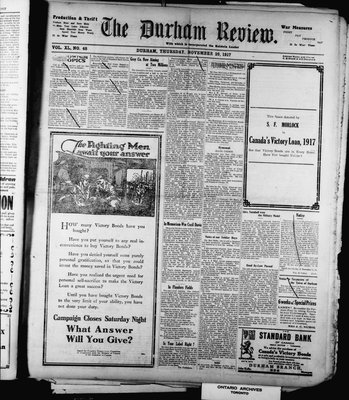 Durham Review (1897), 29 Nov 1917