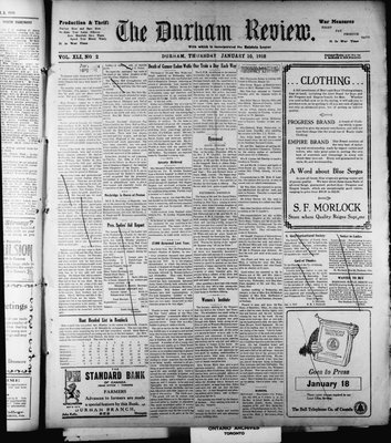 Durham Review (1897), 10 Jan 1918