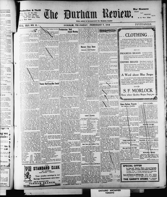 Durham Review (1897), 7 Feb 1918