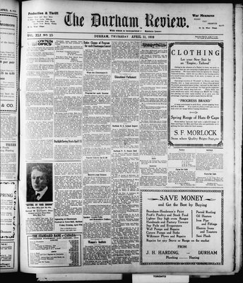 Durham Review (1897), 11 Apr 1918