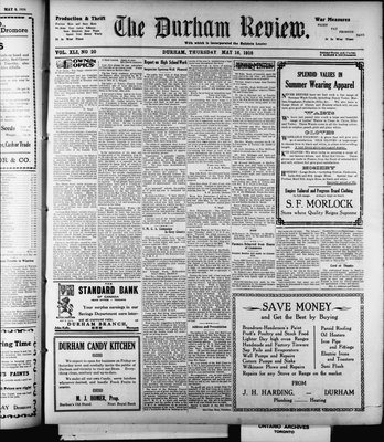 Durham Review (1897), 16 May 1918