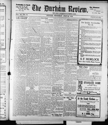 Durham Review (1897), 25 Jul 1918