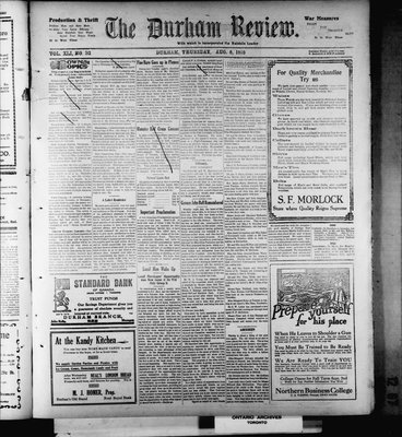 Durham Review (1897), 8 Aug 1918