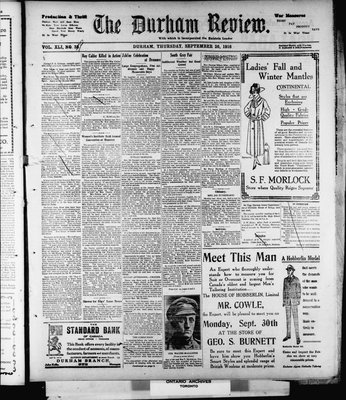 Durham Review (1897), 26 Sep 1918