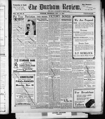 Durham Review (1897), 14 Nov 1918