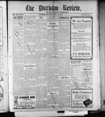 Durham Review (1897), 28 Nov 1918