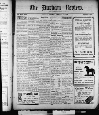 Durham Review (1897), 16 Jan 1919