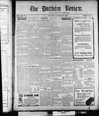 Durham Review (1897), 23 Jan 1919