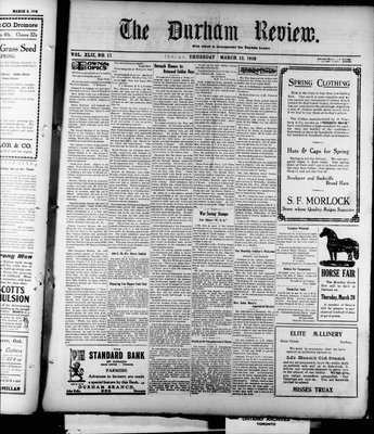 Durham Review (1897), 13 Mar 1919