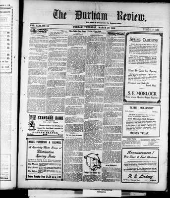 Durham Review (1897), 27 Mar 1919