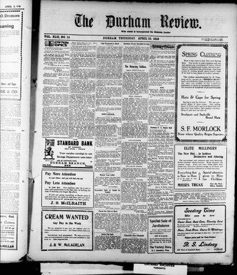 Durham Review (1897), 10 Apr 1919