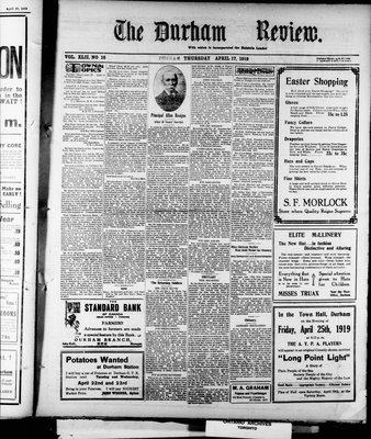 Durham Review (1897), 17 Apr 1919