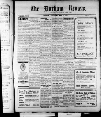 Durham Review (1897), 22 May 1919