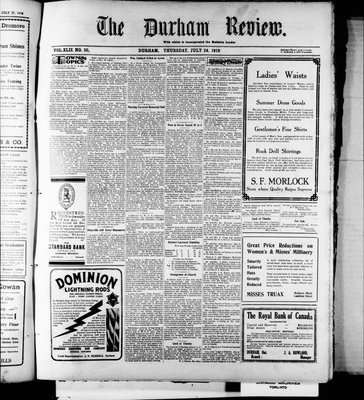 Durham Review (1897), 24 Jul 1919