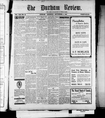 Durham Review (1897), 4 Sep 1919