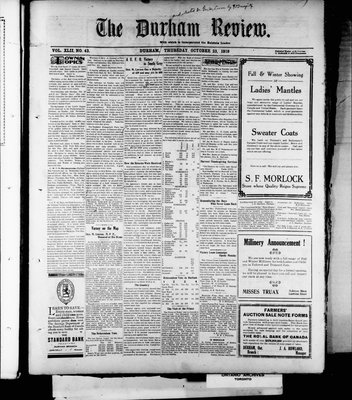 Durham Review (1897), 23 Oct 1919