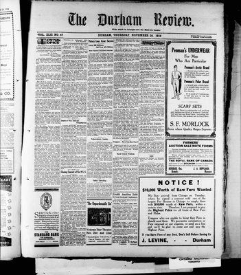 Durham Review (1897), 20 Nov 1919