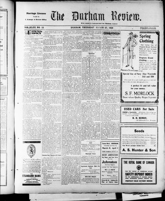 Durham Review (1897), 25 Mar 1920