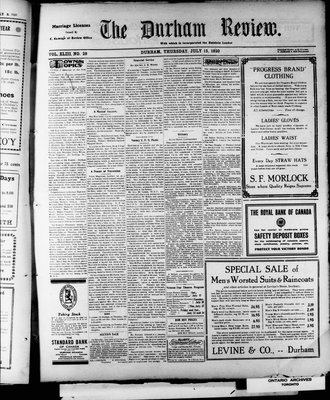 Durham Review (1897), 15 Jul 1920