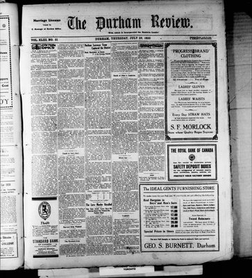 Durham Review (1897), 29 Jul 1920