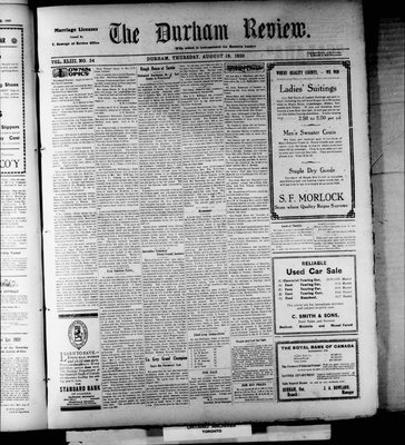 Durham Review (1897), 19 Aug 1920