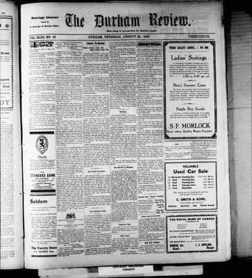 Durham Review (1897), 26 Aug 1920