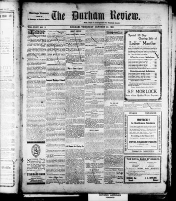 Durham Review (1897), 13 Jan 1921