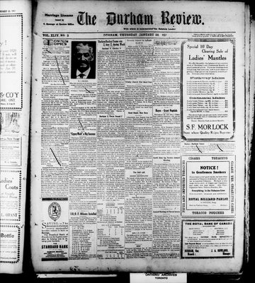 Durham Review (1897), 20 Jan 1921