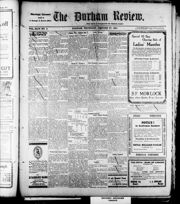 Durham Review (1897), 27 Jan 1921