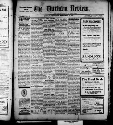 Durham Review (1897), 3 Feb 1921