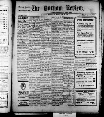 Durham Review (1897), 17 Feb 1921