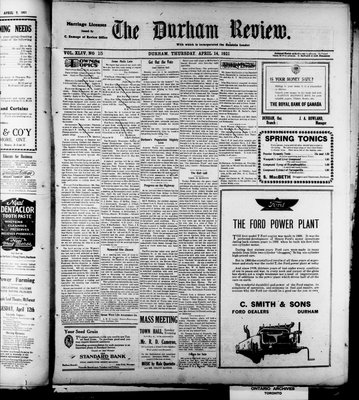 Durham Review (1897), 14 Apr 1921