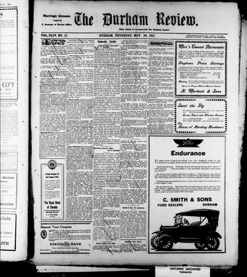 Durham Review (1897), 26 May 1921