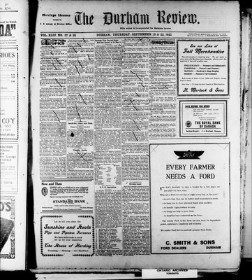 Durham Review (1897), 15 Sep 1921