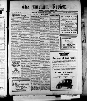 Durham Review (1897), 1 Dec 1921