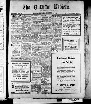 Durham Review (1897), 15 Dec 1921