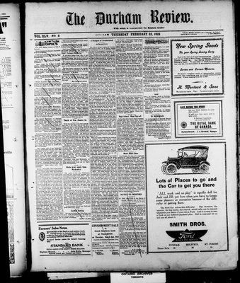 Durham Review (1897), 23 Feb 1922