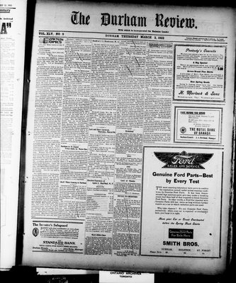 Durham Review (1897), 2 Mar 1922