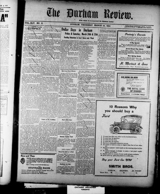 Durham Review (1897), 16 Mar 1922