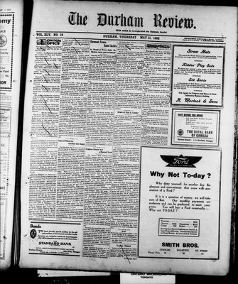 Durham Review (1897), 11 May 1922