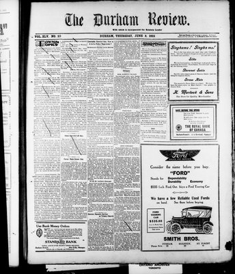 Durham Review (1897), 8 Jun 1922