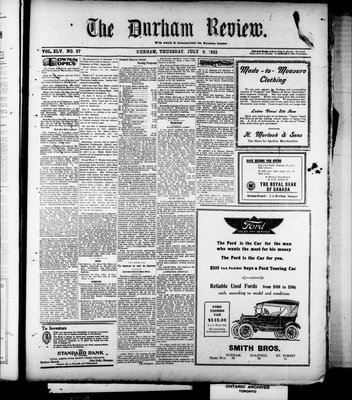 Durham Review (1897), 6 Jul 1922