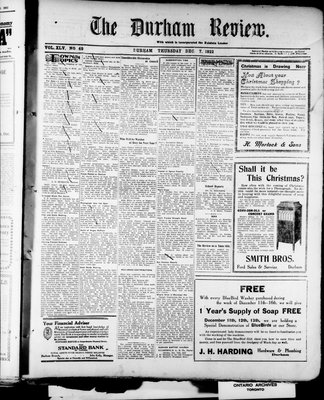 Durham Review (1897), 7 Dec 1922