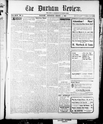 Durham Review (1897), 1 Mar 1923