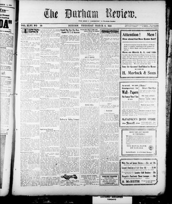 Durham Review (1897), 8 Mar 1923