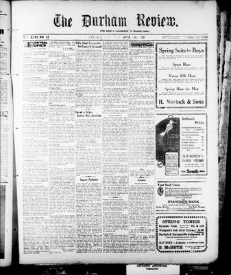 Durham Review (1897), 12 Apr 1923