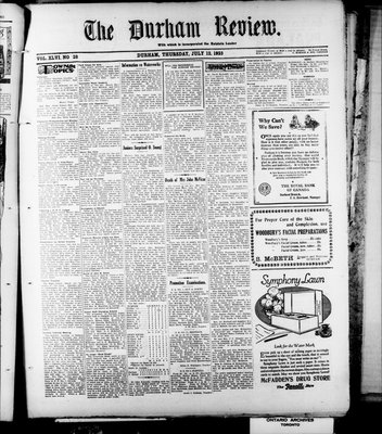 Durham Review (1897), 12 Jul 1923