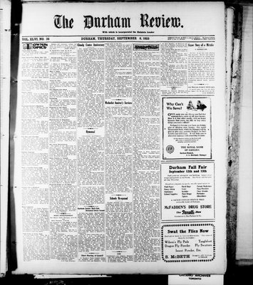 Durham Review (1897), 6 Sep 1923